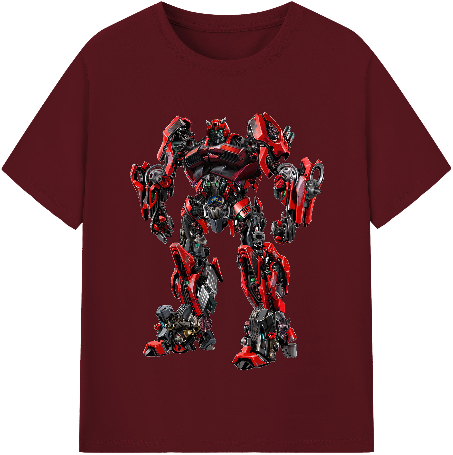 （画像用） Transformers トランスフォーマー 綿100％半袖Tシャツ（フロントプリント）